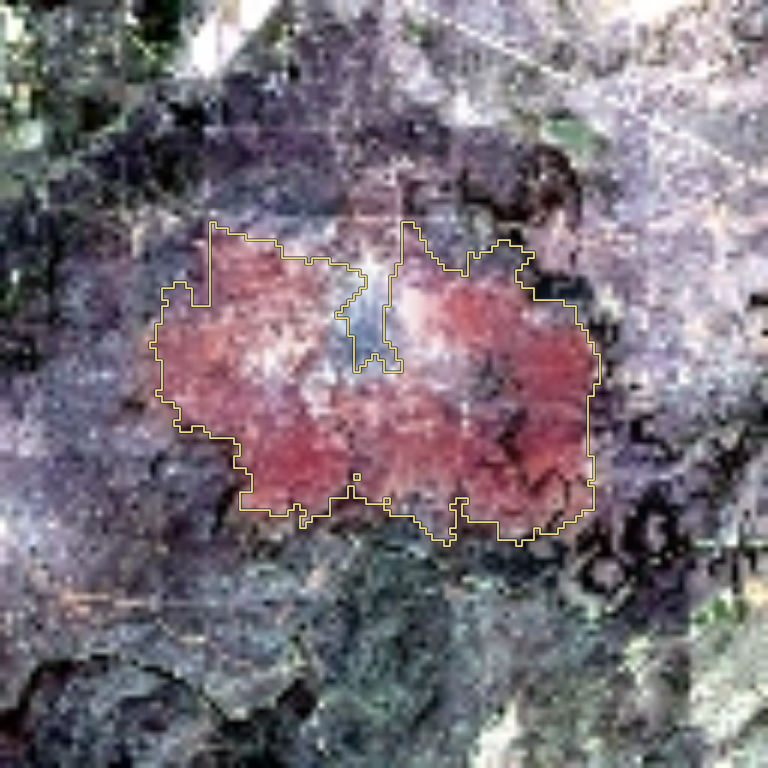 Authentic spatial SSI map of burn-scar sample 0163